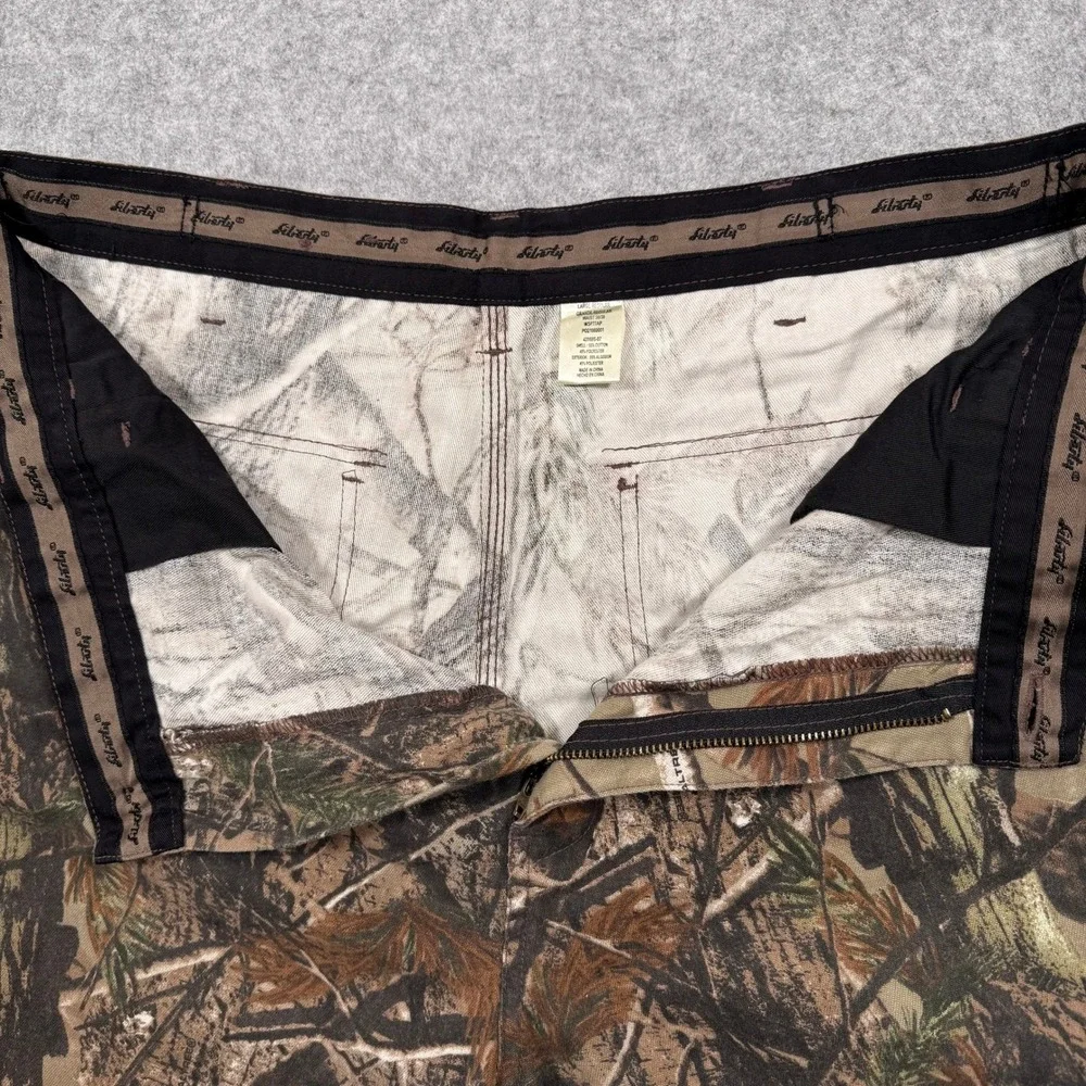 Liberty Mens RealTree AP Camo Cargo Hunting Pants Drawstring Cuff Waist 36/38